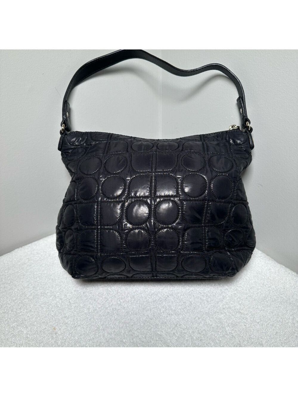 Vintage Kate Spade Black Quilted Shoulder Bag - Picture 3 of 7